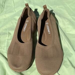 Women's Tan Slip-On Shoes